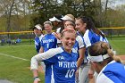 Softball vs Emerson 1  Wheaton College Softball vs Emerson in game 1 of a doubleheader. - Photo By: KEITH NORDSTROM : Wheaton, Softball
